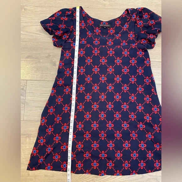 Betsey Johnson Navy and Red Mini Dress or Tunic fits medium - Picture 6 of 12